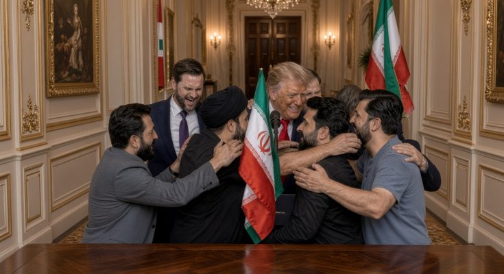 Just In:👋Trump announces that Iran has